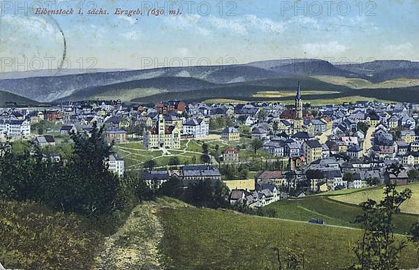 Eibenstock in the Saxon Erzgebirge, Erzgebirgskreis