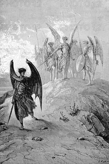 The Banishment of Satan from Heaven, Lucifer