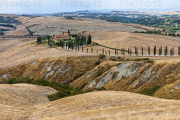 Country house Baccoleno on the hills of the Crete Senesi, near Asciano