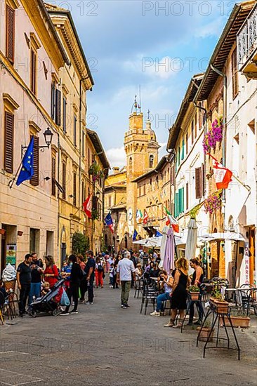 Street festival in Buonconvento, Val dOrcia