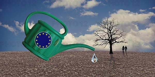 Symbolic image, water shortage