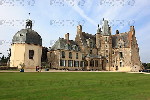 Chateau des Rochers-Sevigne with chapel, near Vitre