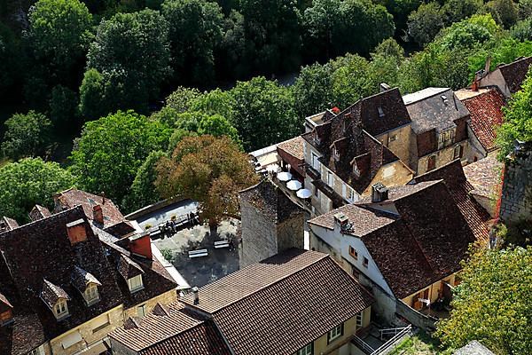 Roofs of the old town, Rocamadour