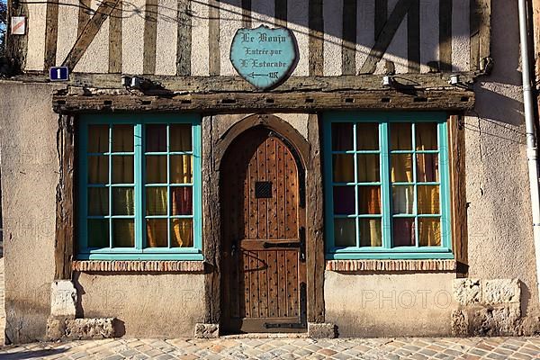 Chartres, half-timbered house in the old town