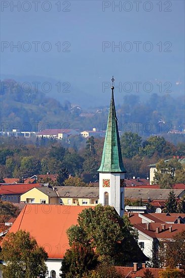 St. John's Church in the town of Sonthofen. Sonthofen, Upper Allgaeu