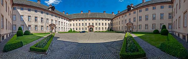 Inner courtyard, panorama