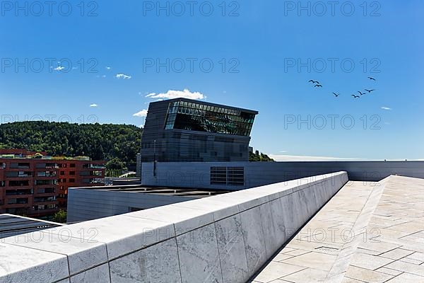 Roof of the opera, designers Kristian Blystad