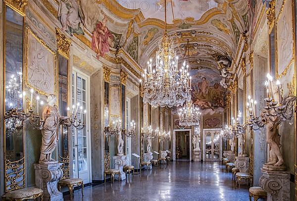 Mirror Gallery in the Royal Palace, Palazzo Reale