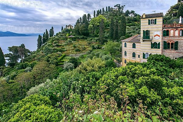 Coastal landscape on the outskirts, Portofino