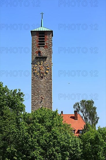 The Church of the Redeemer in the centre of Bamberg in bright sunshine. Bamberg, Upper Franconia