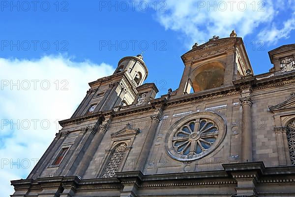 The Santa Ana Cathedral in Las Palmas de Gran Canaria. Las Palmas, Gran Canaria