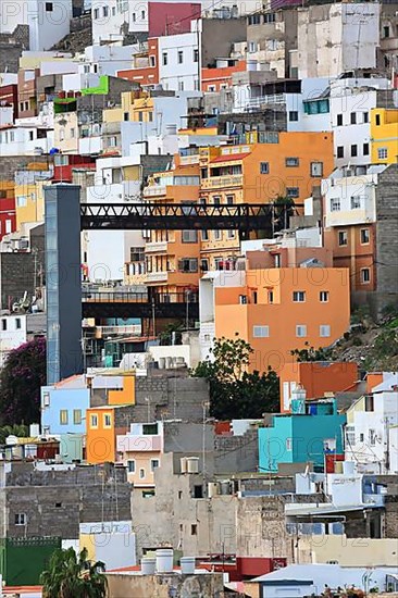 Mirador Casas de colores in Las Palmas de Gran Canaria. Las Palmas, Gran Canaria