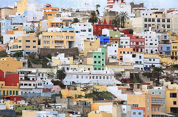 Mirador Casas de colores in Las Palmas de Gran Canaria. Las Palmas, Gran Canaria