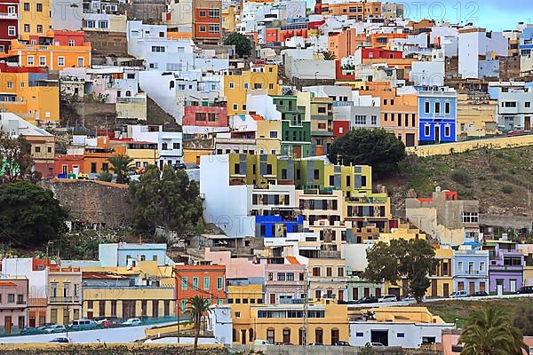 Mirador Casas de colores in Las Palmas de Gran Canaria. Las Palmas, Gran Canaria