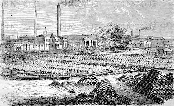 English war industry in Woolwich, England