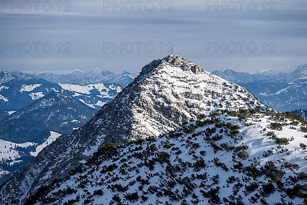 Mountains in winter, Schlierseer Berge