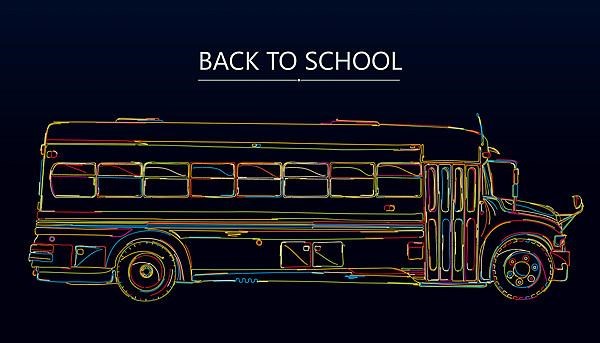 Back to School illustration, vector sketch