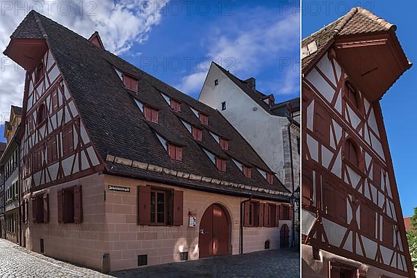 Historic half-timbered house, now a cultural barn