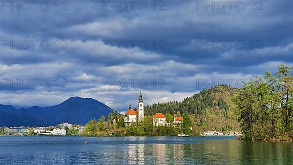 Bled Island with St. Mary's Church, Lake Bled