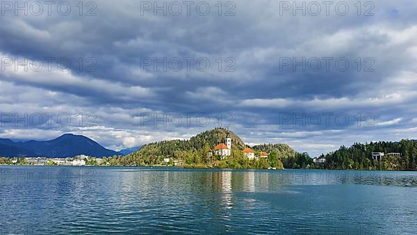 Bled Island with St. Mary's Church, Lake Bled