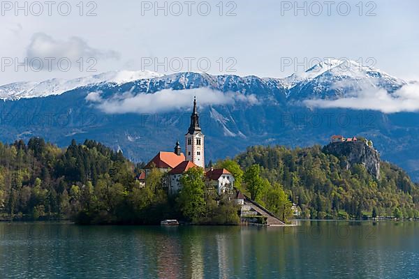 Bled Island with St. Mary's Church, Lake Bled