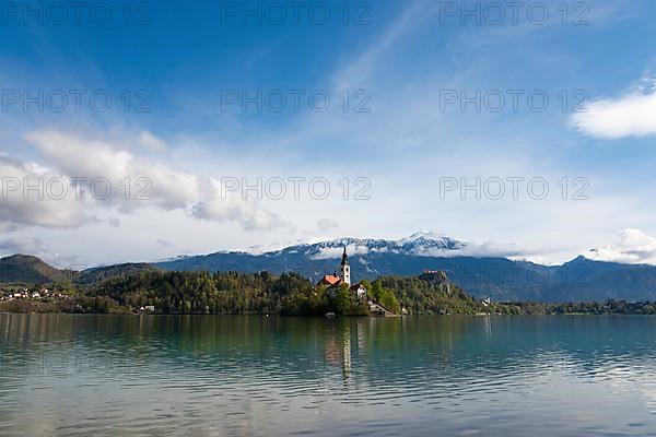 Bled Island with St. Mary's Church, Lake Bled