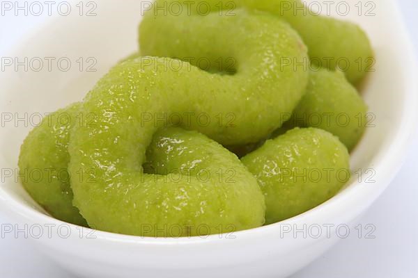 Wasabi, green wasabi paste