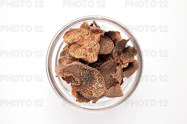 Dried mushrooms, dried truffles