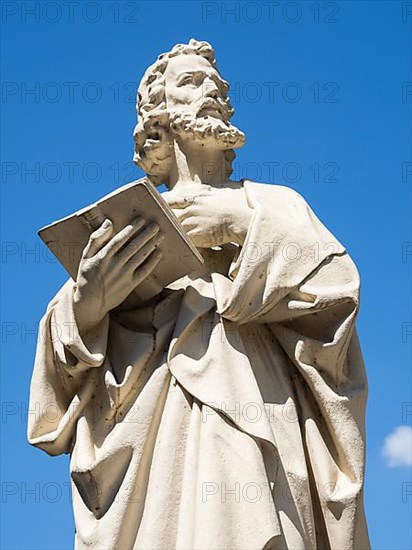 Statue of St. Mark, in front of the Minster of St. Mary and St. Mark