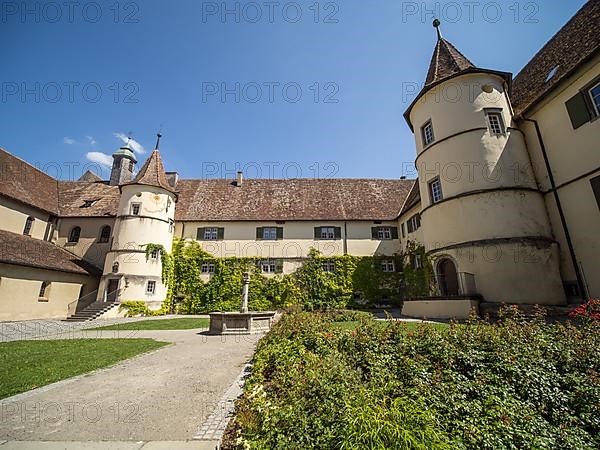 Inner courtyard of the Minster of St. Mary and St. Mark, Marienmuenster