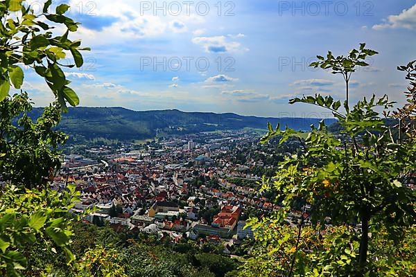 Albstadt from above. Zollernalbkreis, Tuebingen