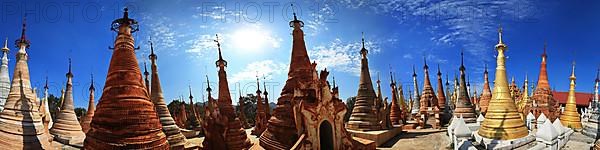 Shwe Inn Dein Pagoda. Indein, Shan State