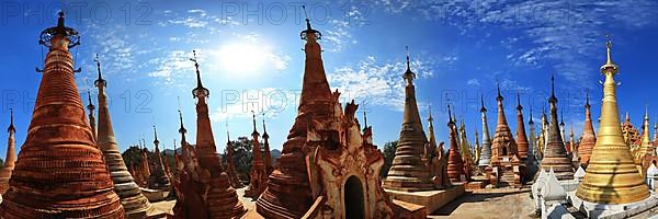 Shwe Inn Dein Pagoda. Indein, Shan State