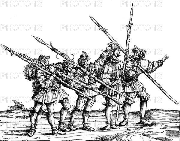 Bear Hunters, Group of Maximilian I on the Hunt