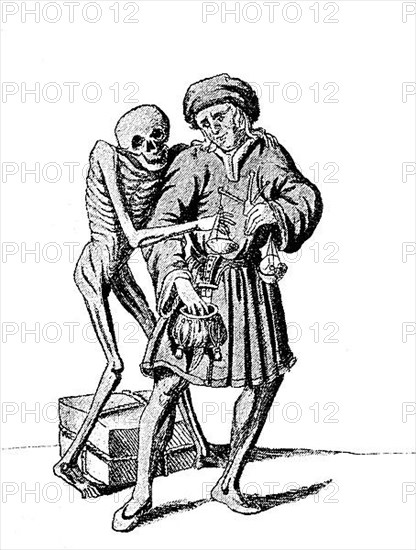 Death and the Merchant, from the Dance of Death