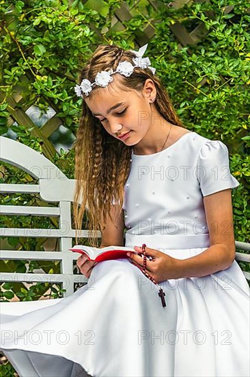 First Holy Communion of Little Girl,