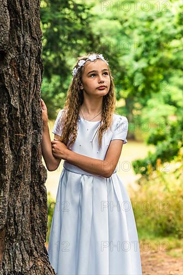 First Holy Communion of Little Girl,