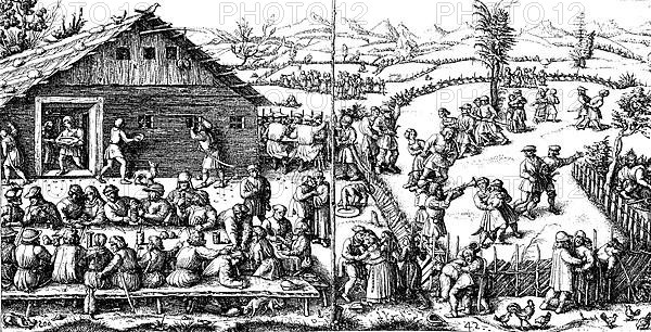 A feast, banquet
