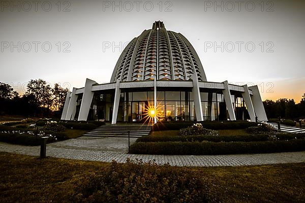 Bahai Temple, only house of worship and religious centre of the Bahai religion in Europe