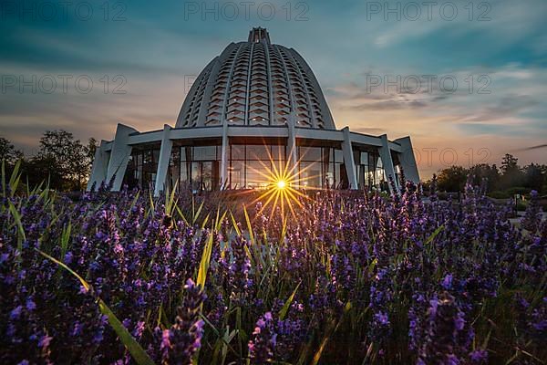 Bahai Temple, only house of worship and religious centre of the Bahai religion in Europe