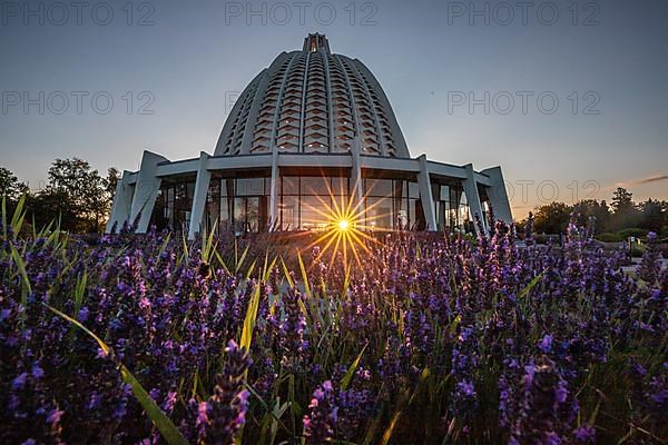 Bahai Temple, only house of worship and religious centre of the Bahai religion in Europe