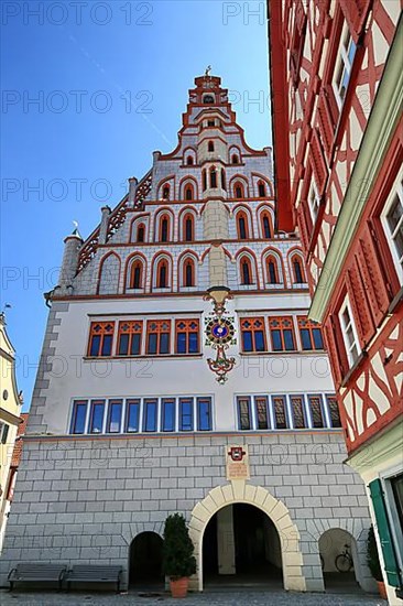 Town hall in the centre of Bad Waldsee, Ravensburg