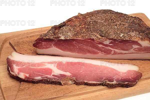 South Tyrolean bacon in the whole piece,