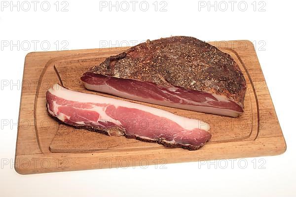 South Tyrolean bacon in the whole piece,