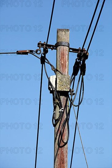 Old telegraph pole, Germany