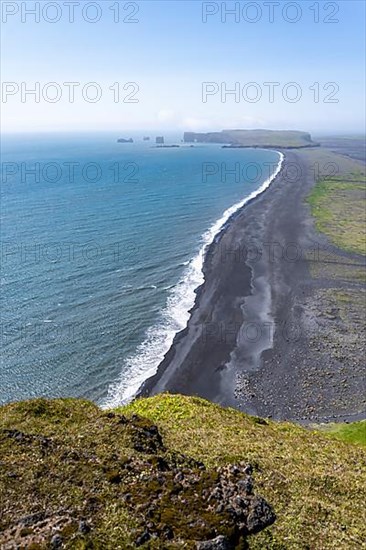 View over Reynisfjara Beach, Black Sand Beach