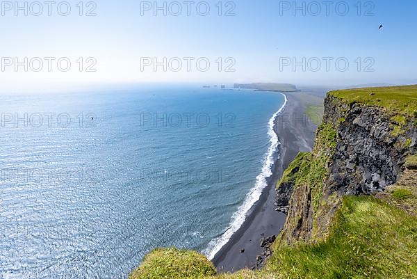 View over Reynisfjara Beach, Black Sand Beach