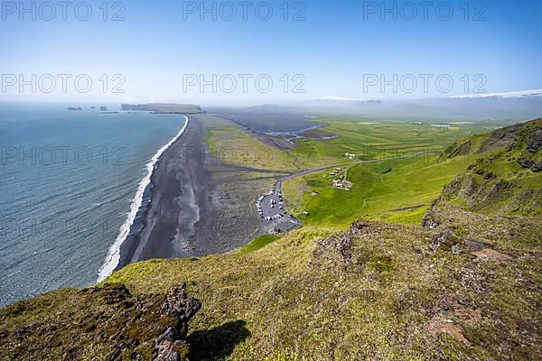 View over Reynisfjara Beach, Black Sand Beach