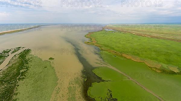Laguna Sacalin, drone image