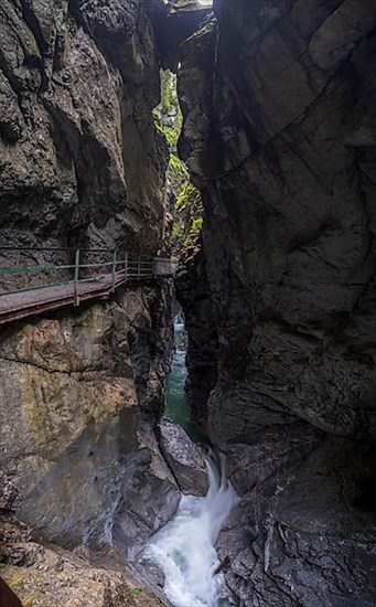 River Breitach in the Breitachklamm gorge near Oberstdorf, Oberallgaeu